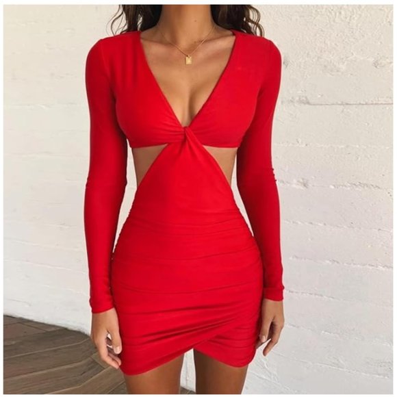 Tiger Mist 'KYA' Red Dress - Picture 1 of 9